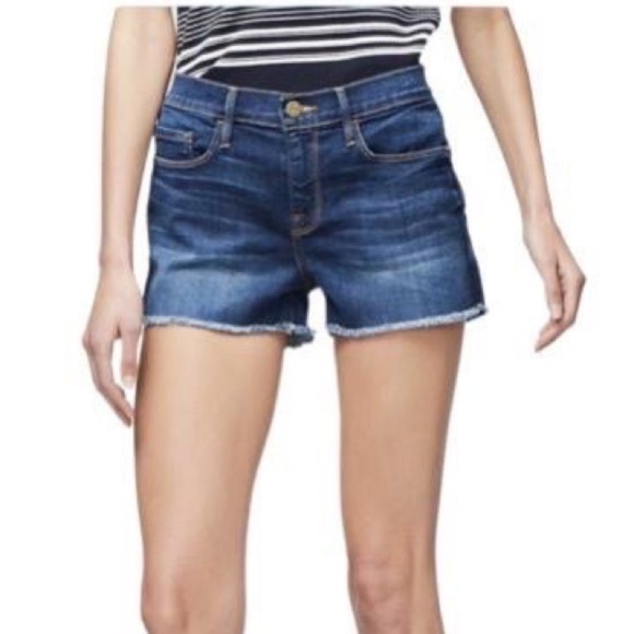 FRAME Le Cut Off Denim Jean Shorts in Williams - Picture 2 of 10